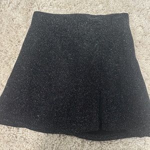Urban Outfitters Black Sparkly Skirt